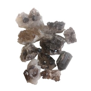Smokey Quartz Cluster Points Wt:268g